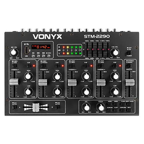 VONYX STM2290 8-Kanal DJ Mischpult Bluetooth