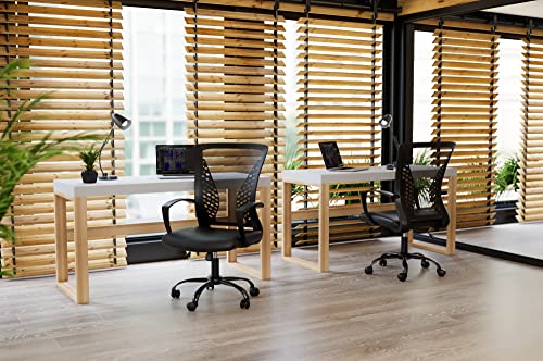 Drehstuhl im Bild: Songmics Bürostuhl, Schreibtischstuhl mit Netzbespannung