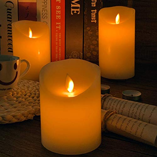 Echtwachskerzen im Bild: Da by LED Kerzen, Flammenlose 30...