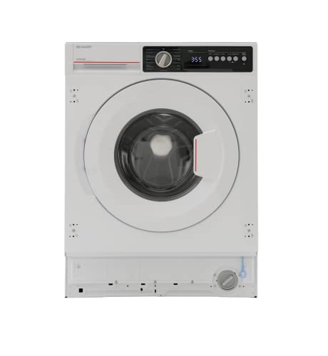 SHARP ES-NIB814BWB-DE Einbau-Waschmaschine Frontlader