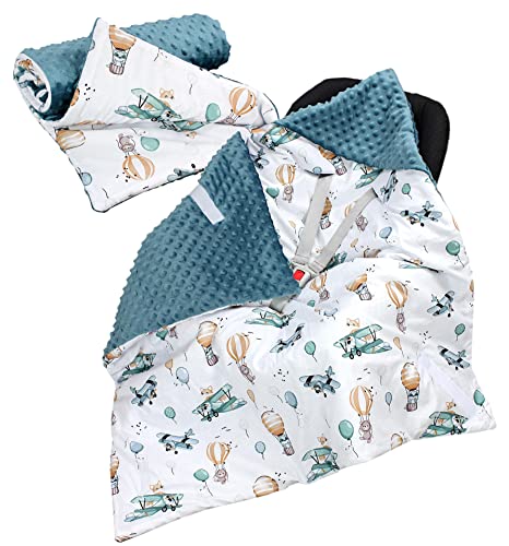 TupTam 2er Set Baby Decken Einschlagdecke