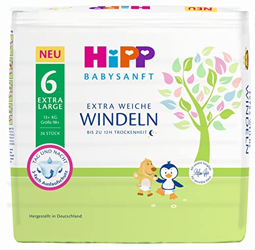 HiPP Babysanft Windeln XL 6 Carry