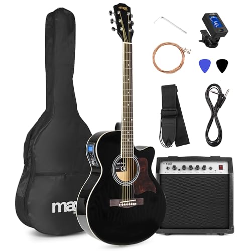 MAX ShowKit Elektro Akustik Gitarre Set