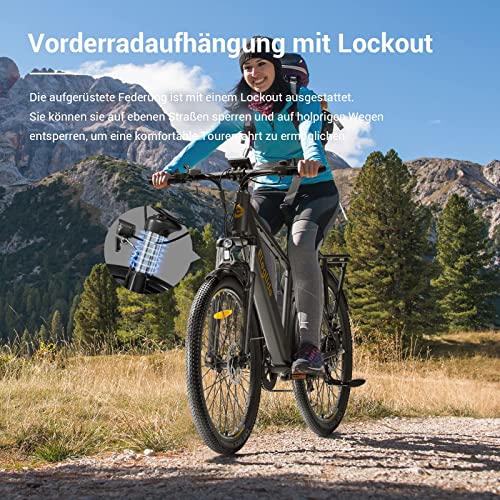 Elektro-Cityrad im Bild: Eleglide E-Bike, T1 Elektrofahrrad 27.5'' Trekking E