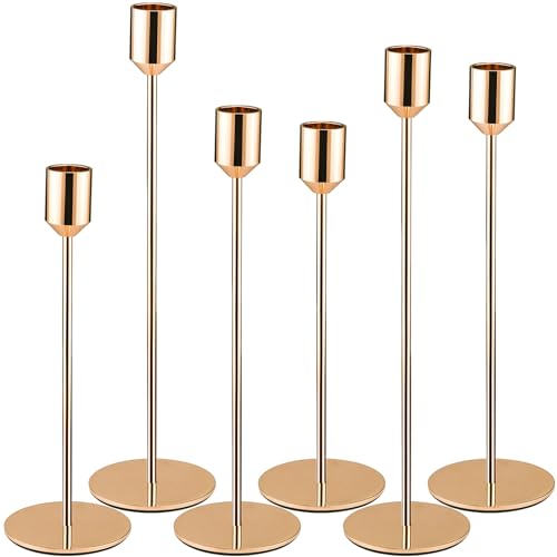 Tonsooze Kerzenständer 6 Set Gold Metall