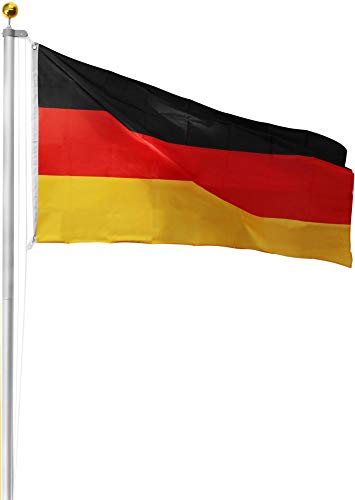 normani Aluminium Fahnenmast inkl. Deutschland Fahne