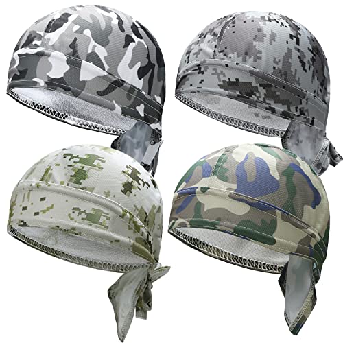 LHHXX33 4 Stück Sport Kopfbedeckung Bandana