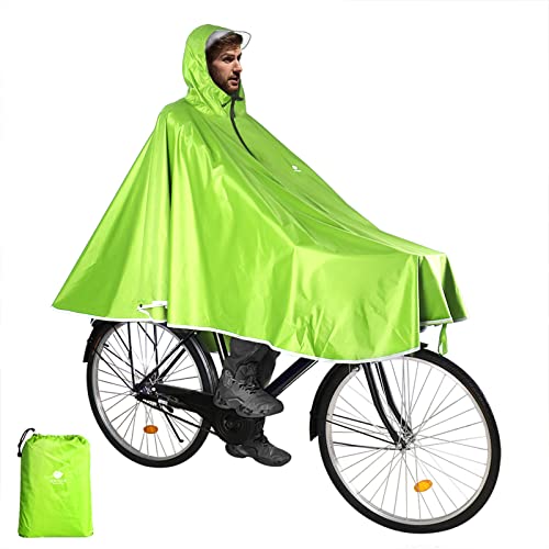 Anyoo Wasserdicht Radfahren Regen Poncho Portable