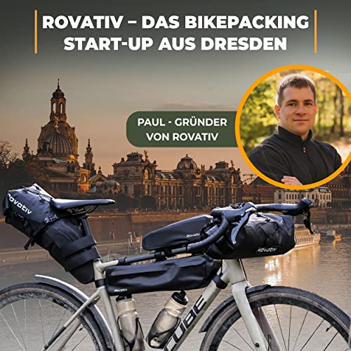 Fahrrad-Satteltaschen im Bild: Rovativ Bikepacking Satteltasche...