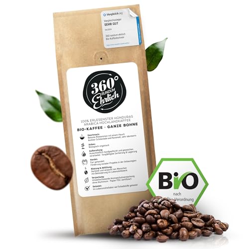 360° Premium Bio Kaffeebohnen 500g