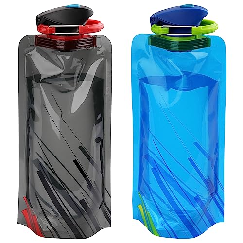 Perfekto24 Hochwertige Faltbare Trinkflasche - BPA-frei