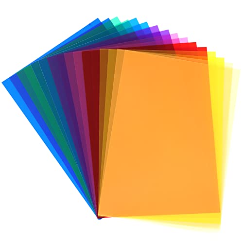LTZGO 16 Stück Farbfolien Gel Filter