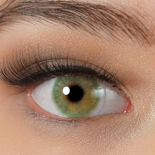 Charmiga Kontaktlinsen farbig grün ohne Stärke
