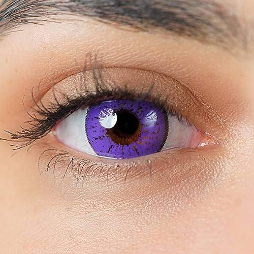 Charmiga Kontaktlinsen farbig ohne Stärke violett