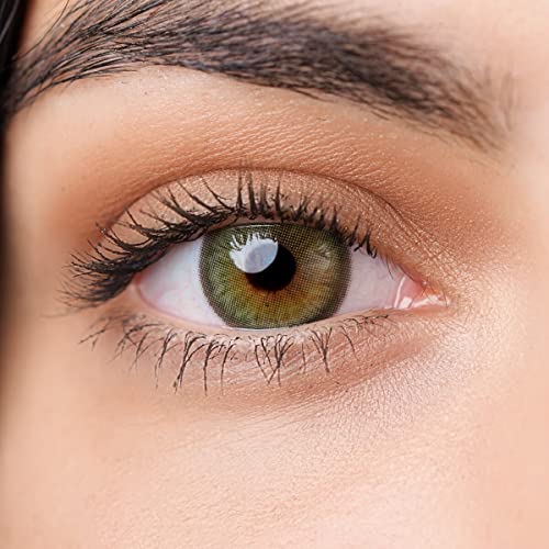 Farbige Monatslinsen im Bild: Charmiga Kontaktlinsen farbig ohne Stärke
