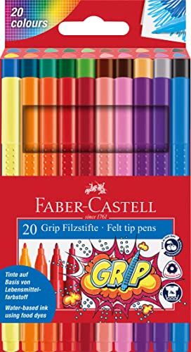 Faber-Castell 155320 - Fasermaler GRIP Colour Marker