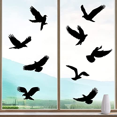 HOOWA Fensteraufkleber Vogelschutz für Glasscheiben Große