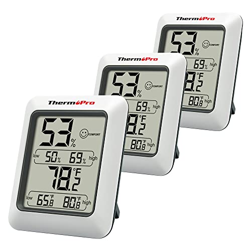 ThermoPro TP50-3 digitales Hygrometer Innen Thermometer