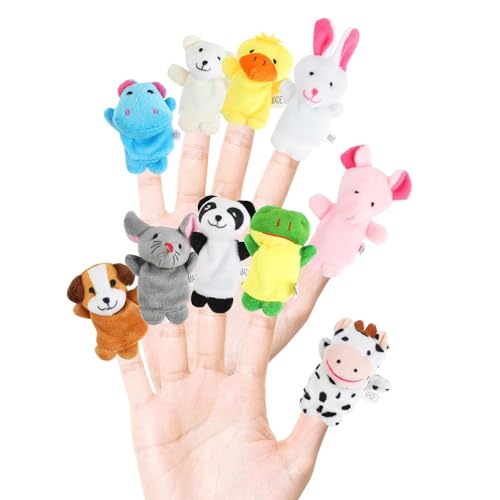 DERAYEE Finger-Puppen Set（10 Stück）
