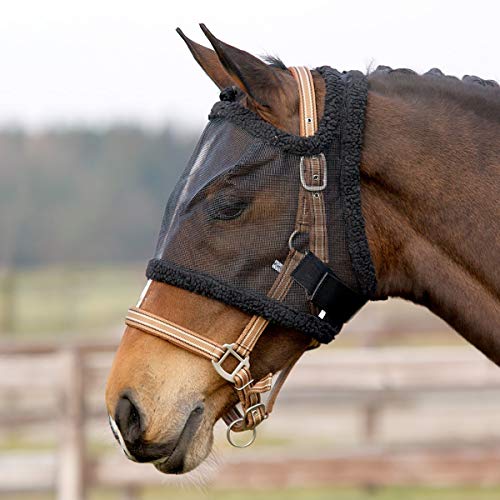 QHP Fliegenmaske Pferd ohne Ohren