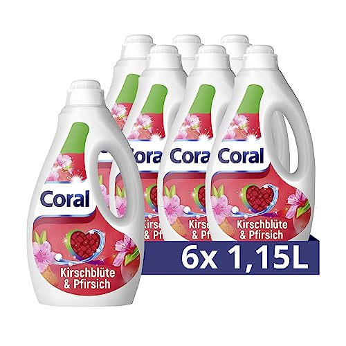 Coral Dufterlebnis Colorwaschmittel Kirschblüte & Pfirsich