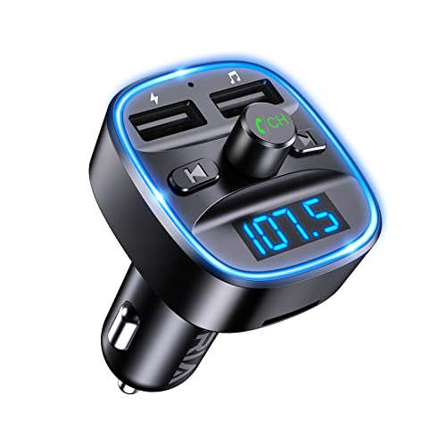 SOARUN Bluetooth Adapter Auto, Bluetooth 5.3 FM Transmitter mit