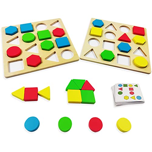 FIBOGOUP Montessori Spielzeug für 3 4 5