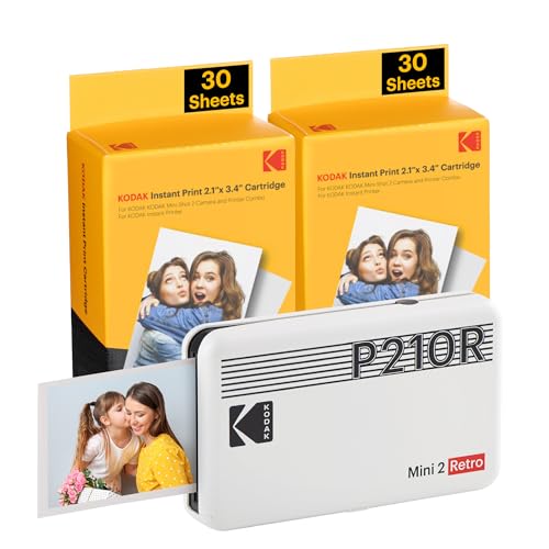 KODAK Mini 2 Retro 4PASS Mobiler Fotodrucker