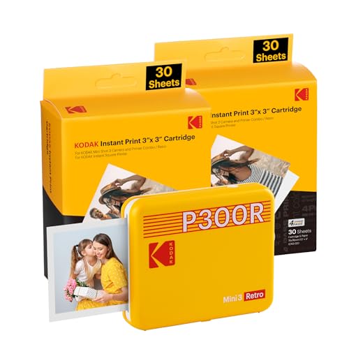 KODAK Mini 3 Retro 4Pass tragbarer Fotodrucker