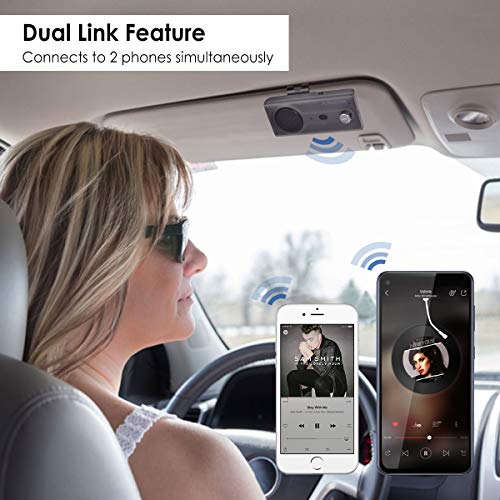 Ziyan KFZ Bluetooth 5.0 EDR Freisprecheinrichtung Auto Handy  Freisprechanlage Multipoint