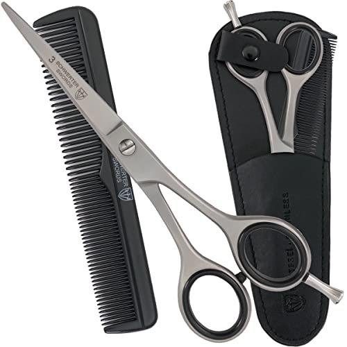 Drei Schwerter Rostfreie professionelle Haarschere Friseurschere im Etui