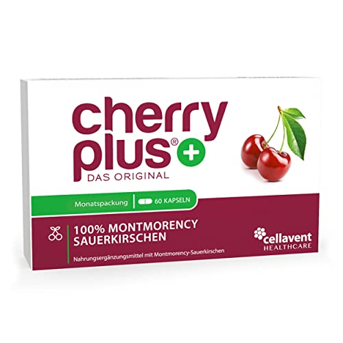 Cherry Plus-Das Original US-Montmorency-Sauerkirschen Kapseln – hochdosierter Sauerkirschen