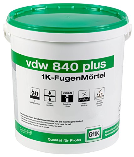 GFTK vdw840 plus 1K-Fugenmörtel 12,5 kg (Basalt)