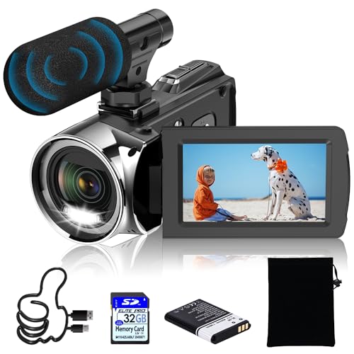 Windancy 4K Videokamera Camcorder Ultra HD
