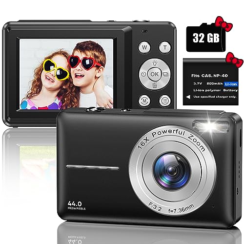 YLSHGXFC Digitalkamera Fotokamera Kompaktkamera mit 32GB SD