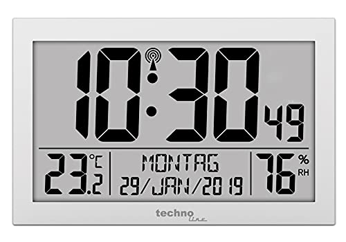 Technoline WS8016 WS 8016 Funk-Wand-Uhr mit Temperaturanzeige