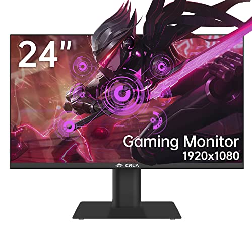 CRUA Gaming Monitor 24 Zoll FHD