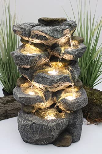Arnusa Springbrunnen Victoria mit LED Beleuchtung