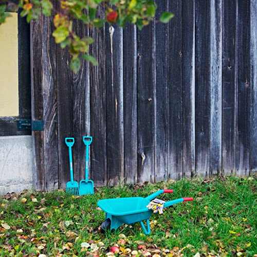 Gartengeräte für Kinder im Bild: Klein Theo Bosch Gartenset mit Schubkarre