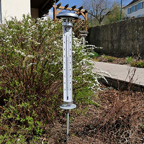 Gartenthermometer im Bild: TFA Dostmann Solino analoges Gartenthermometer