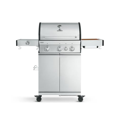 BURNHARD 3-Brenner Gasgrill FRED Deluxe Series