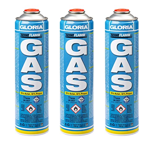 Gloria Universal Gas-KARTUSCHEN 3 x 600ml
