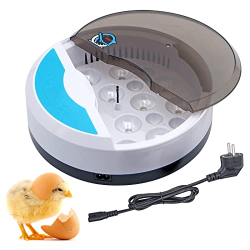 BREUAILY Mini 9 Eier Inkubator Digitaler