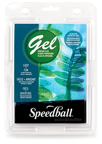 Speedball 12,7 x 17,8 cm Gel-Druckplatte