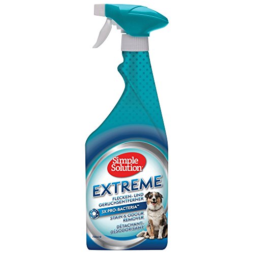 simple solution Extreme Hunde Flecken und Geruchsentferner 750 ml