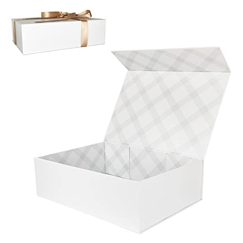Tekhoho Weiß Große Geschenkbox 33x23.7x10 cm