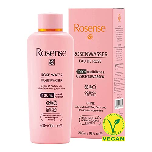 Rosense Rosenwasser 300 ml – feuchtigkeitsspendendes Gesichtswasser