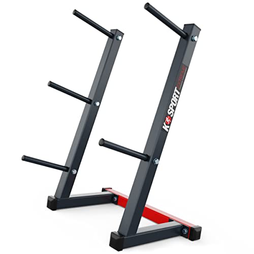 K-Sport: Gewichtsständer 280 kg belastbar für Hanteln & Gewichtsscheiben, inkl. E-Book