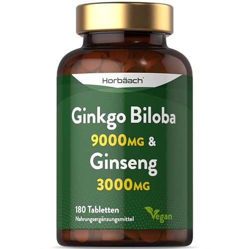 Horbäach Ginkgo Biloba und Ginseng Tabletten