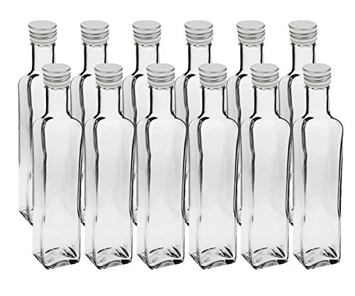 Vitrea 12 leere Glasflaschen Flaschen Maraska